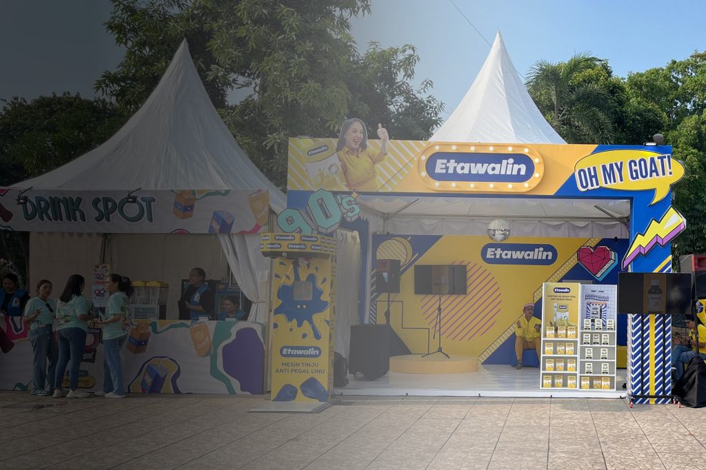 (Booth Etawalin di 90s Festival, Sumber: Tim Etawalin)