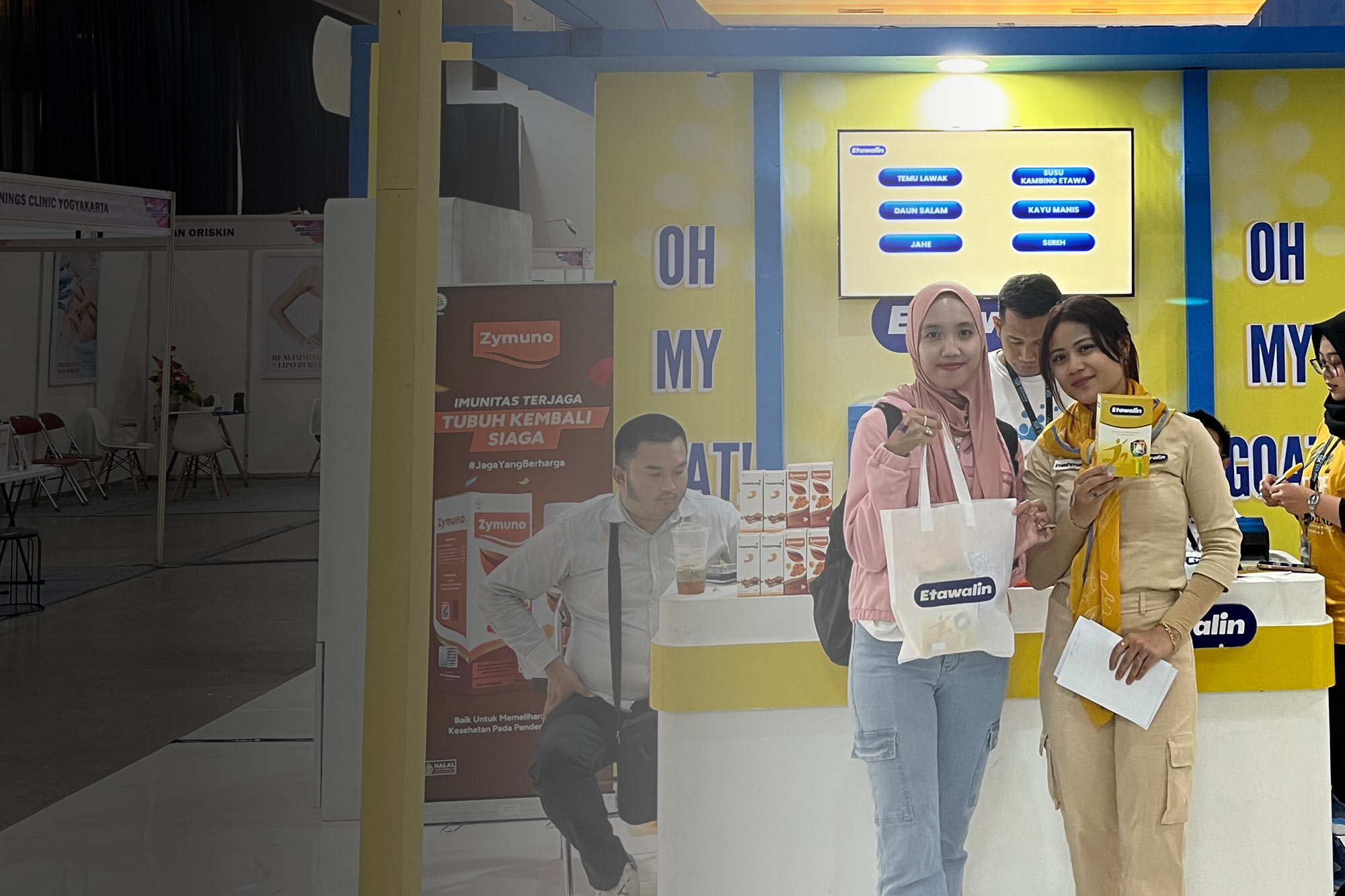 Etawalin, Solusi Herbal untuk Bebas Pegal Linu Hadir di Halal Beauty Fest 2024