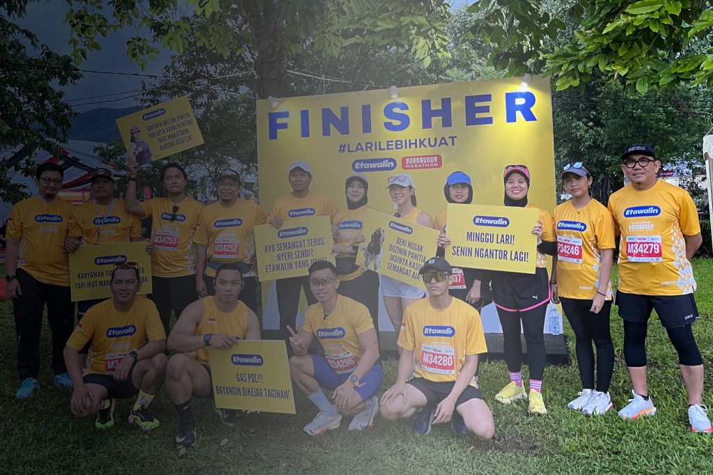 (Runners Etawalin di Borobudur Marathon, Sumber: Tim Etawalin)