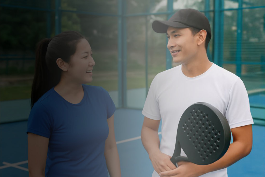 Mengobrol Setelah Bermain Olahraga Padel