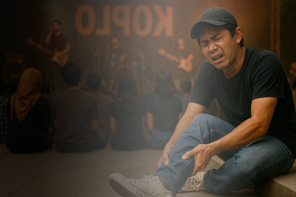 Kaki Pegal Seharian Setelah Konser Koplo? Ini Biangnya!