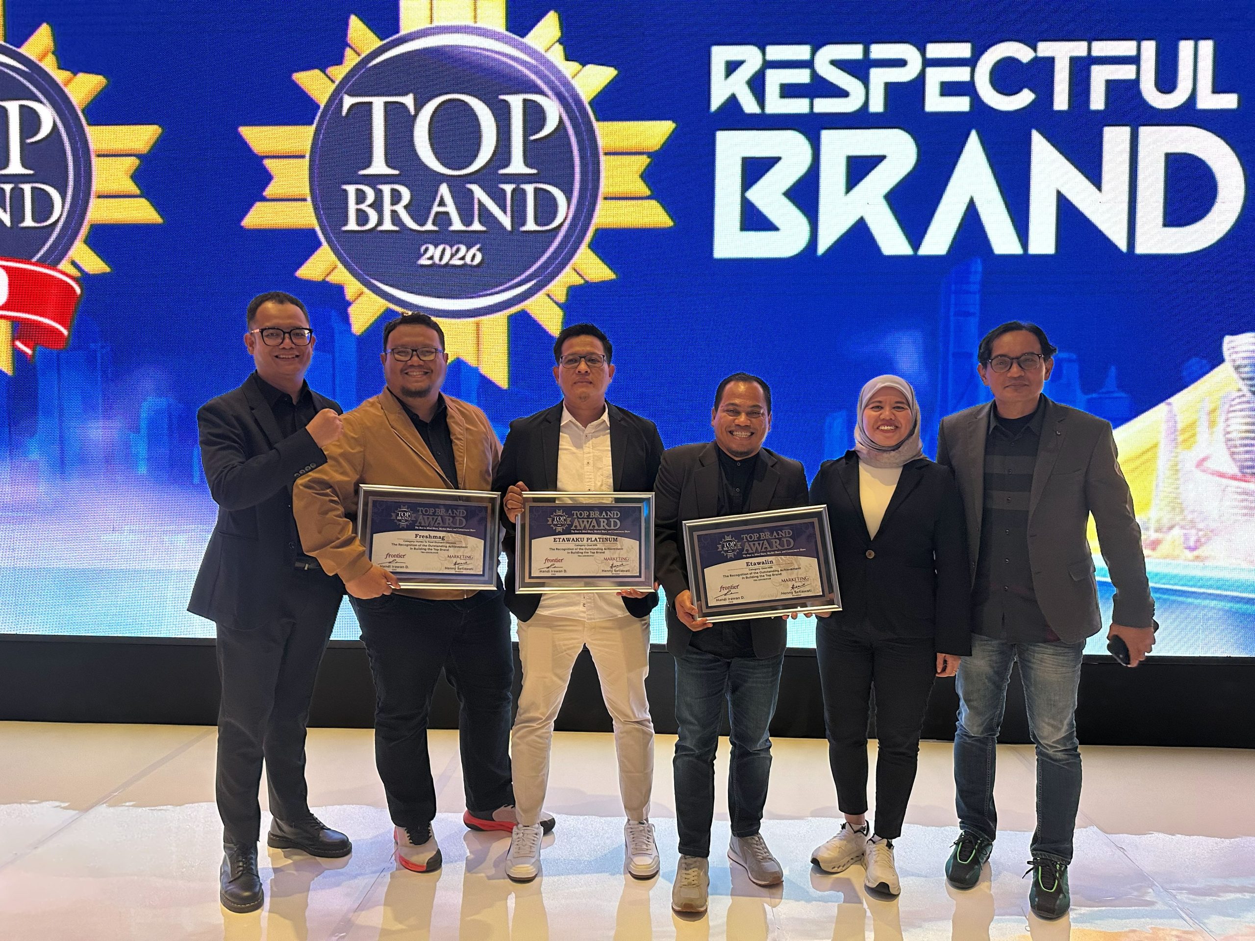 Etawalin Kembali Raih Top Brand Award 2026, Perkuat Posisi sebagai Susu Kambing Herbal Terpercaya di Indonesia