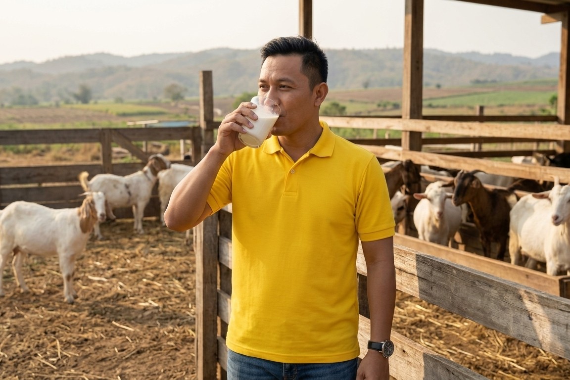Tetap Aktif Setiap Hari, Benarkah Susu Kambing Bisa Jadi Pilihan?