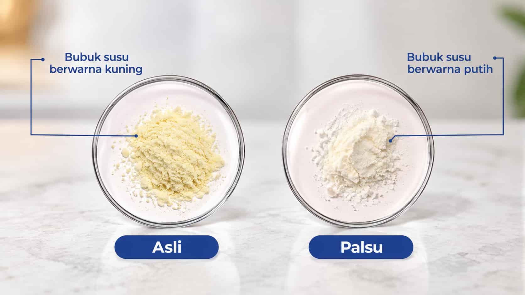 bubuk etawalin asli dan palsu
